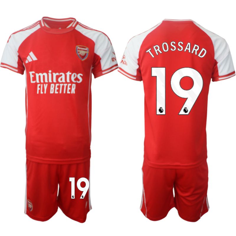 Men 2025-2026 Season Club Arsenal home red #19 Soccer Jersey